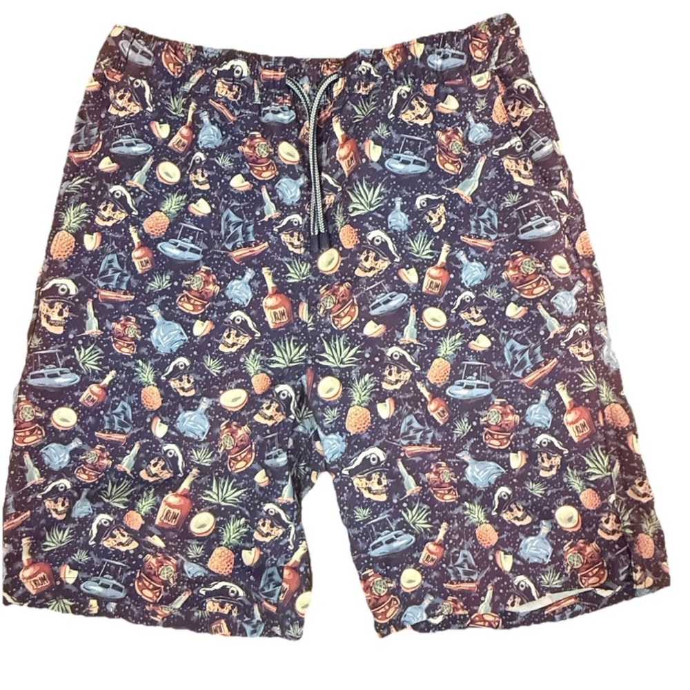 Peter Millar ship faced seaside swim trunks size small